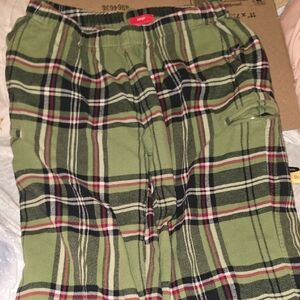 Supreme Green Plaid Pajama Pants